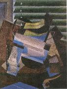 Juan Gris Window blind oil painting picture wholesale